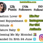 Bio For Instagram For For Girl Attitude